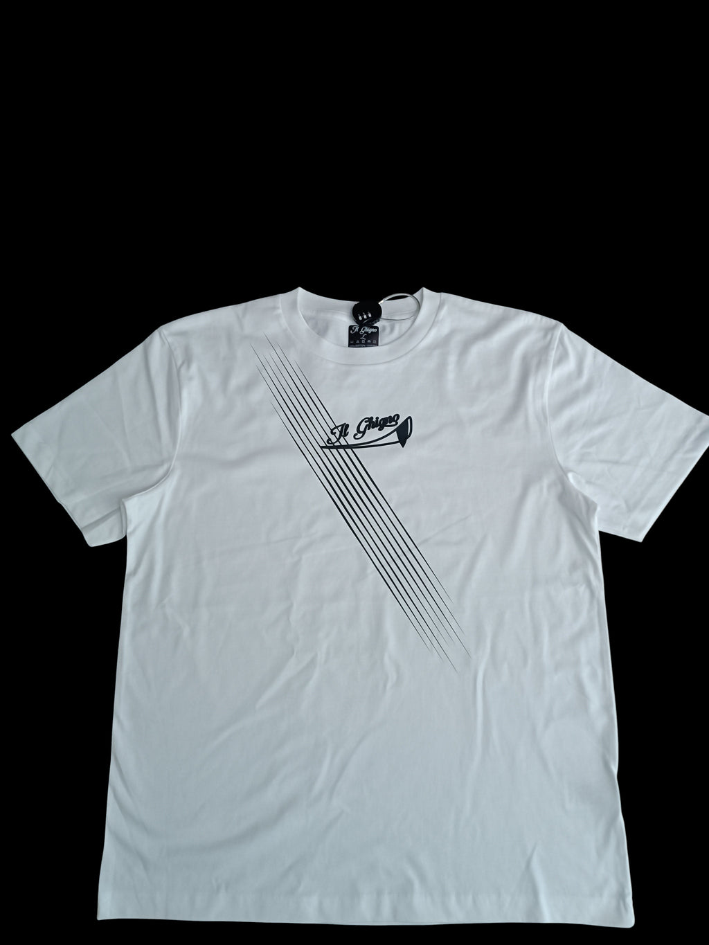 Light&Shadows T-Shirt — White / Dark Moon