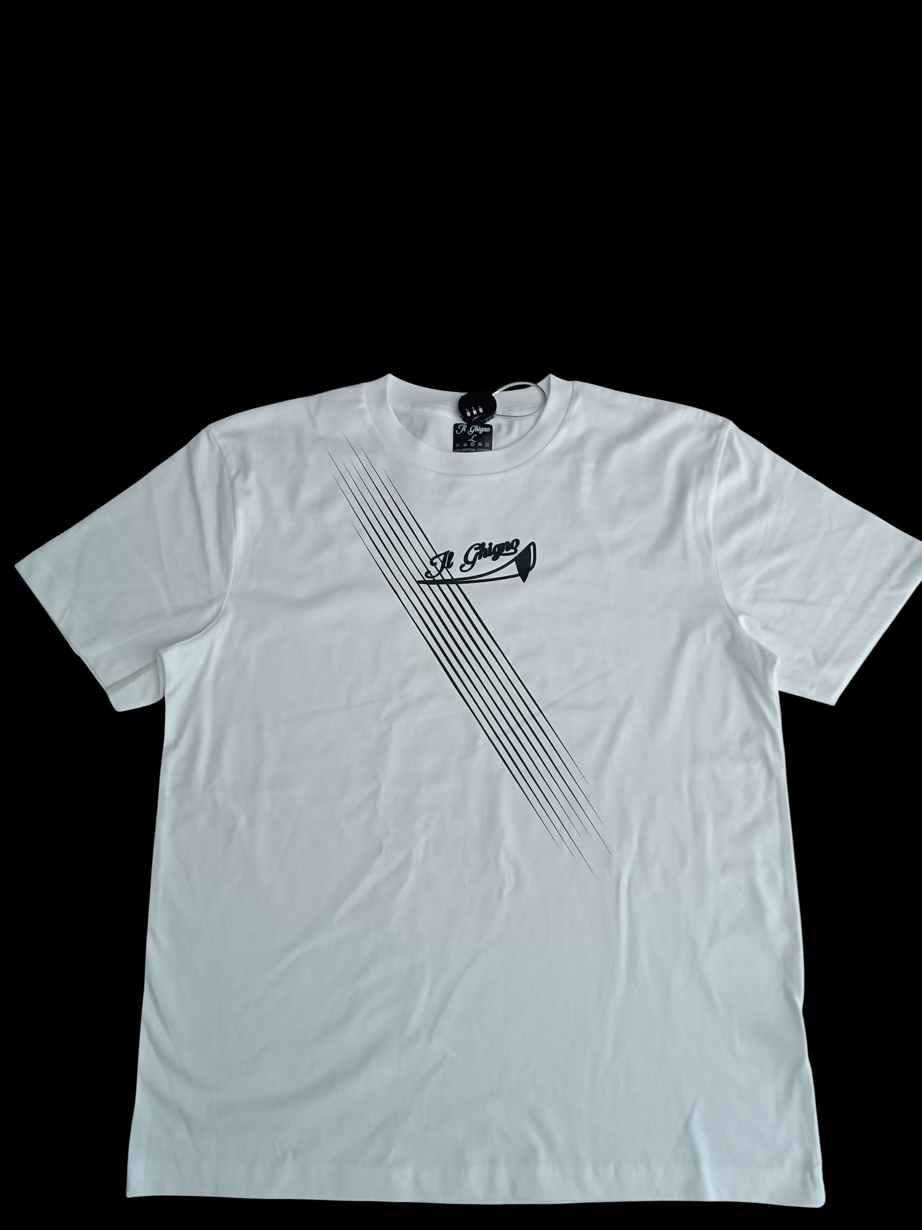 Light&Shadows T-Shirt — White / Dark Moon