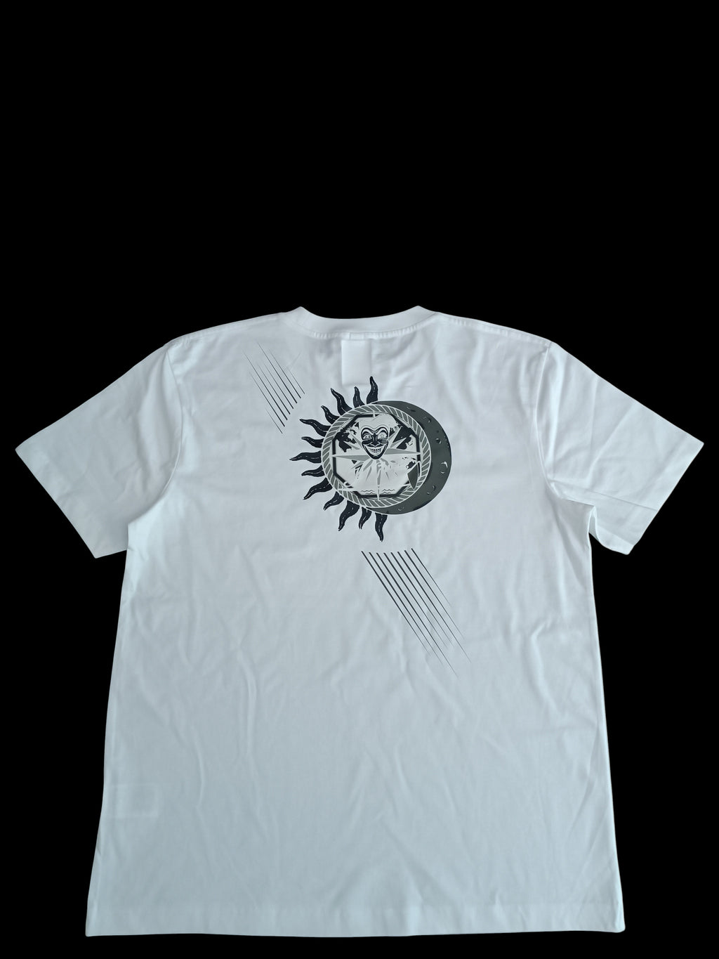 Light&Shadows T-Shirt — White / Dark Moon