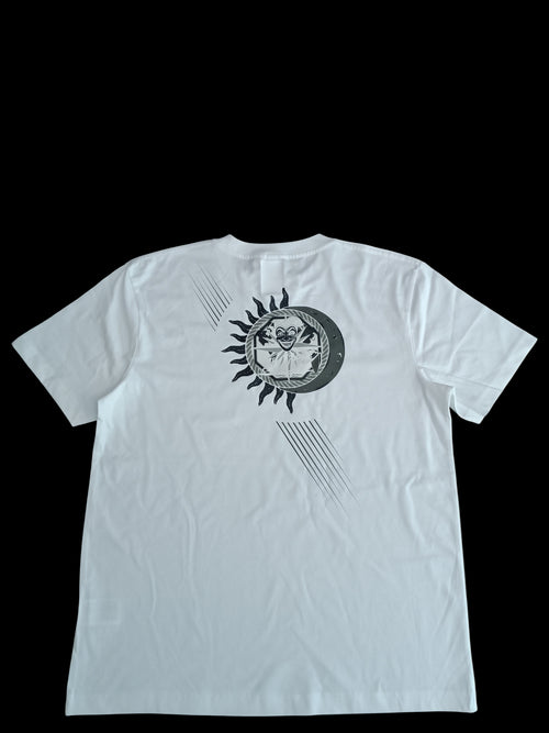 Light&Shadows T-Shirt — White / Dark Moon