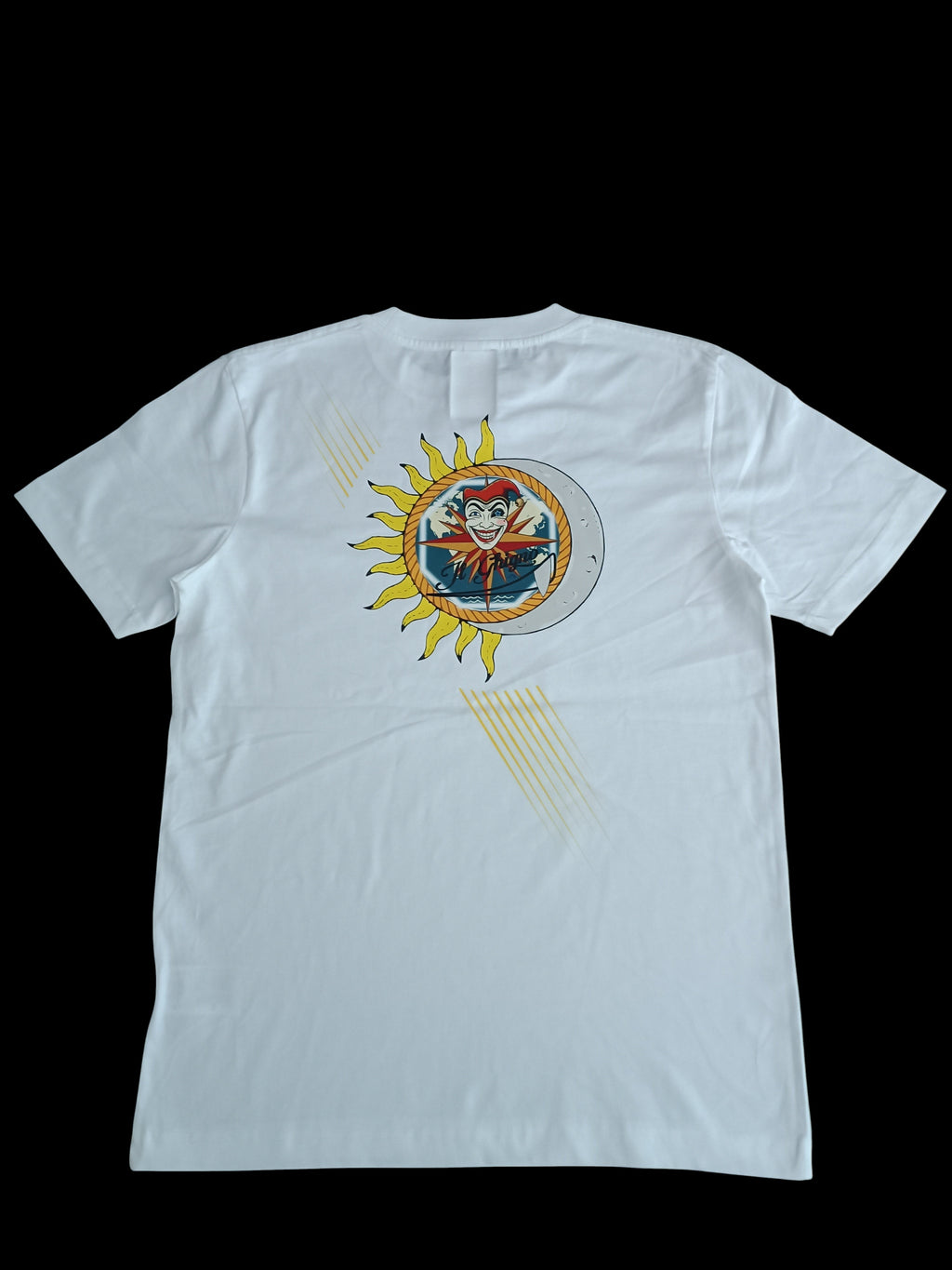 Light&Shadows T-Shirt — White / Gold Sun