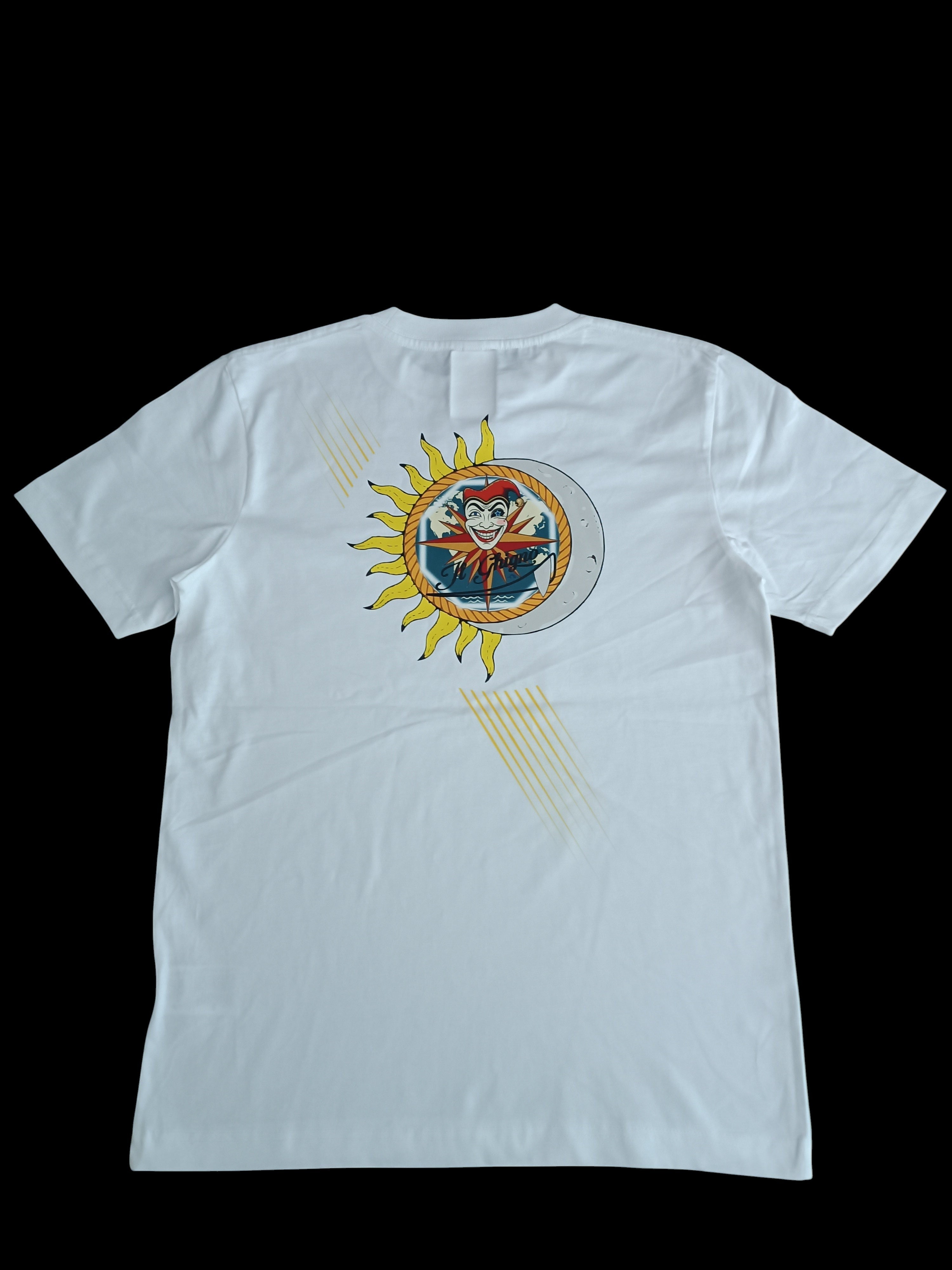 Light&Shadows T-Shirt — White / Gold Sun