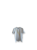 Il Ghigno Drop 0 limited edition white organic cotton t-shirt front view with Gold Sun design